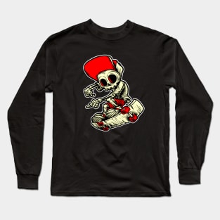 Skull Cartoon Long Sleeve T-Shirt